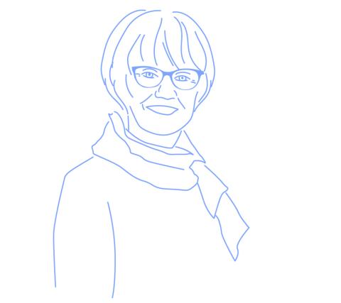 Tarja Rapala-Virtanen smiling. 